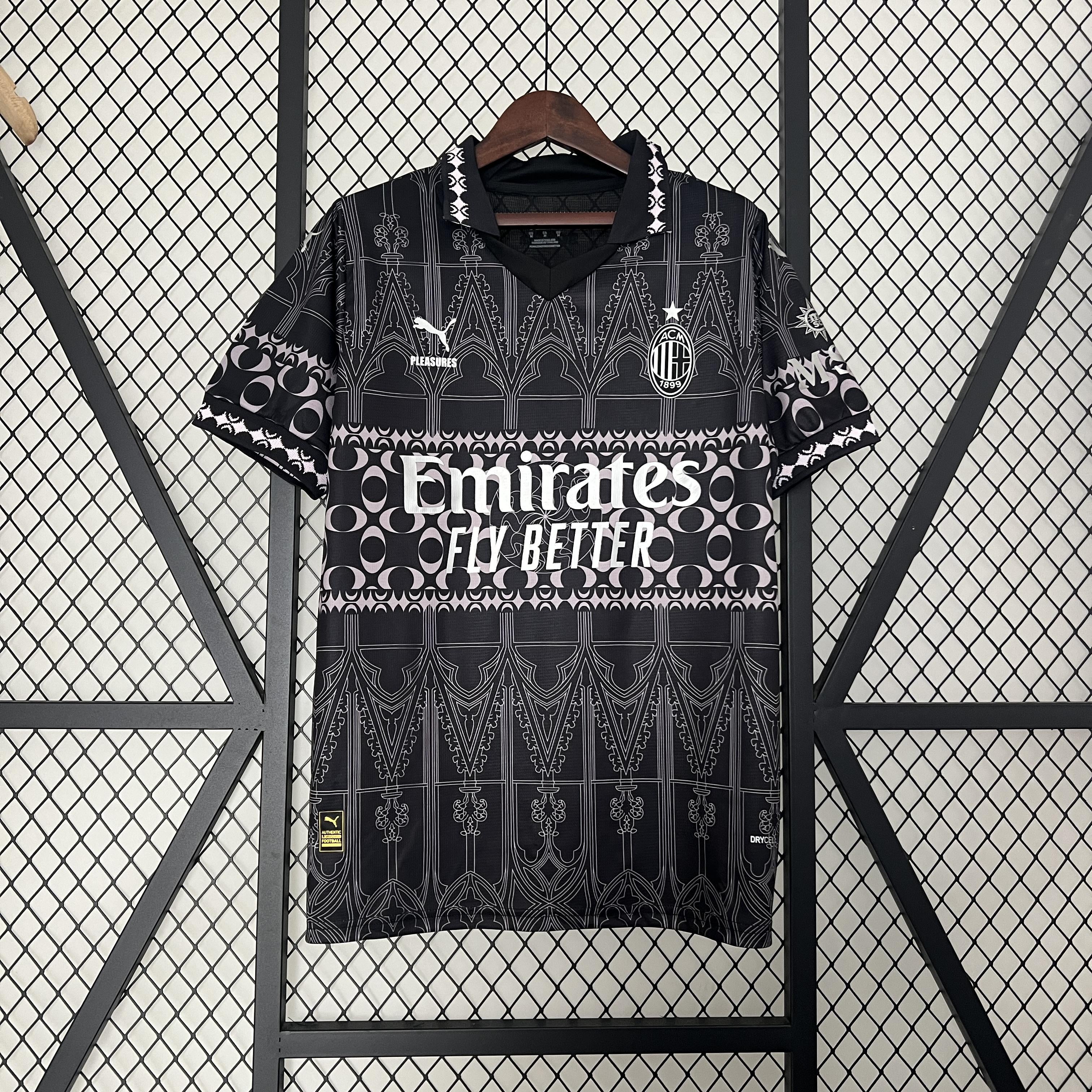 Camisa ac Milan 24/25 preta
