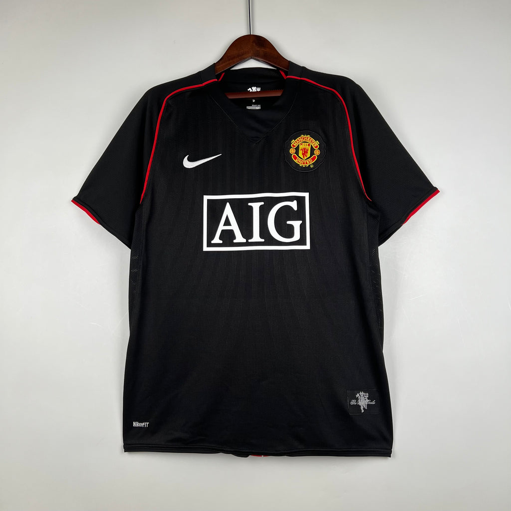 Camisa Manchester United Retrô Black 07/08