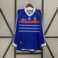 Camisa França 1998 Retro Manga longa