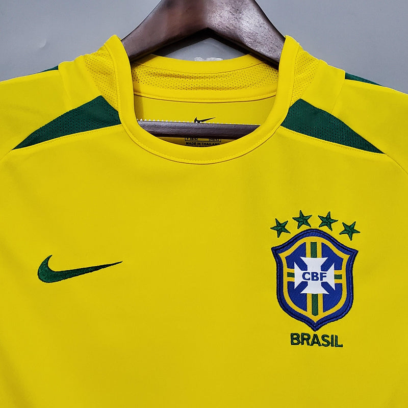 Camisa Brasil 2002 Versão Retro