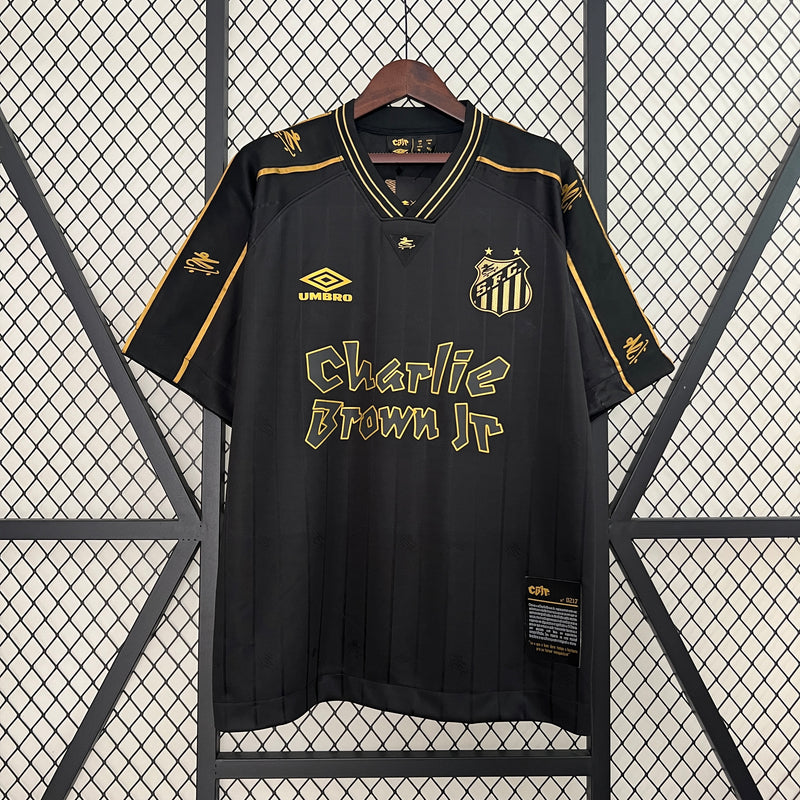 Camisa Santos Charlie Brown Black