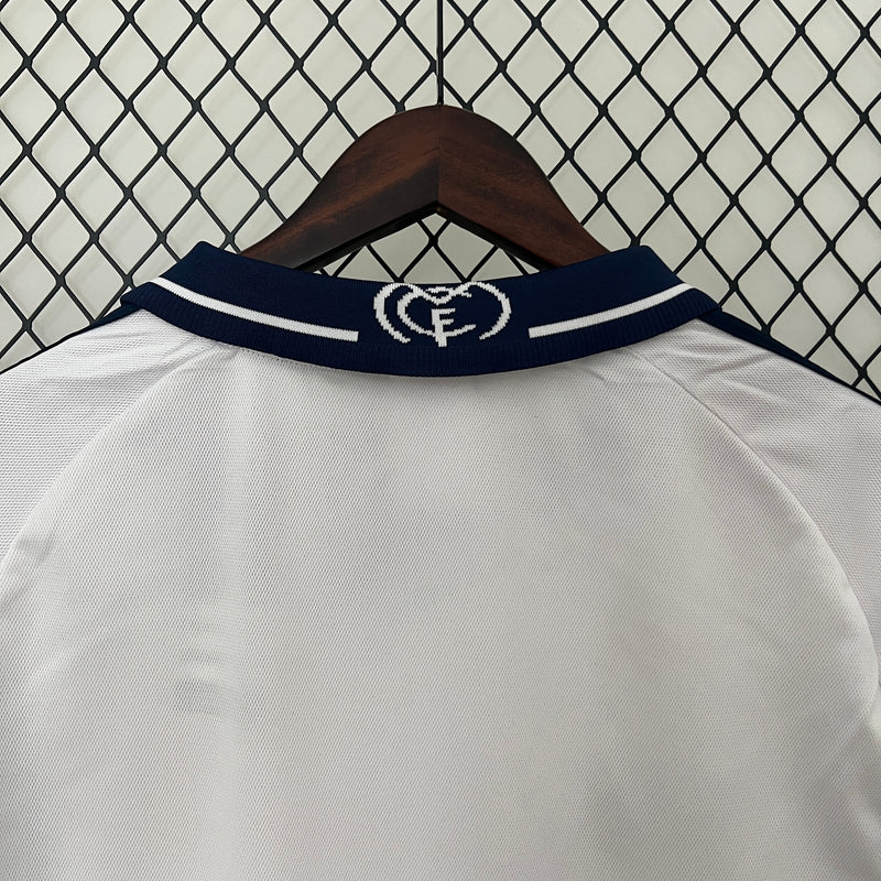 Camisa Real Madrid Retrô Manga Longa 00/01