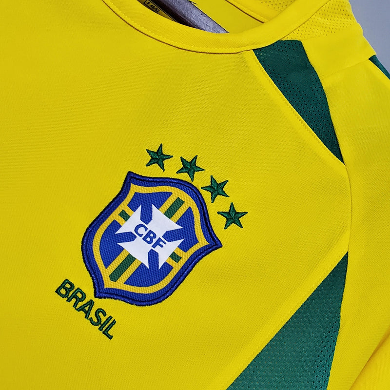 Camisa Brasil 2002 Versão Retro