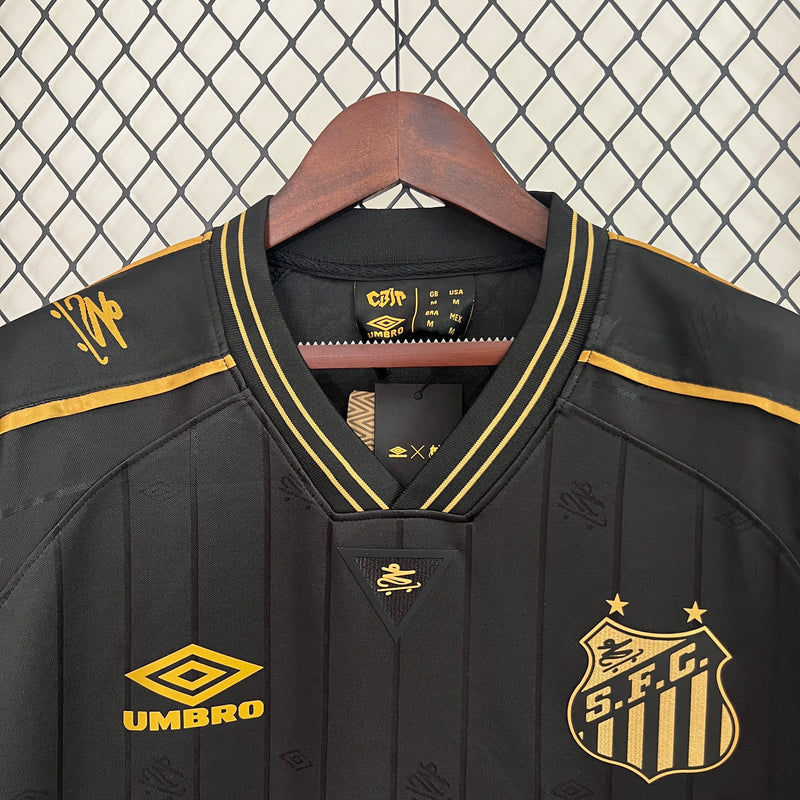 Camisa Santos Charlie Brown Black