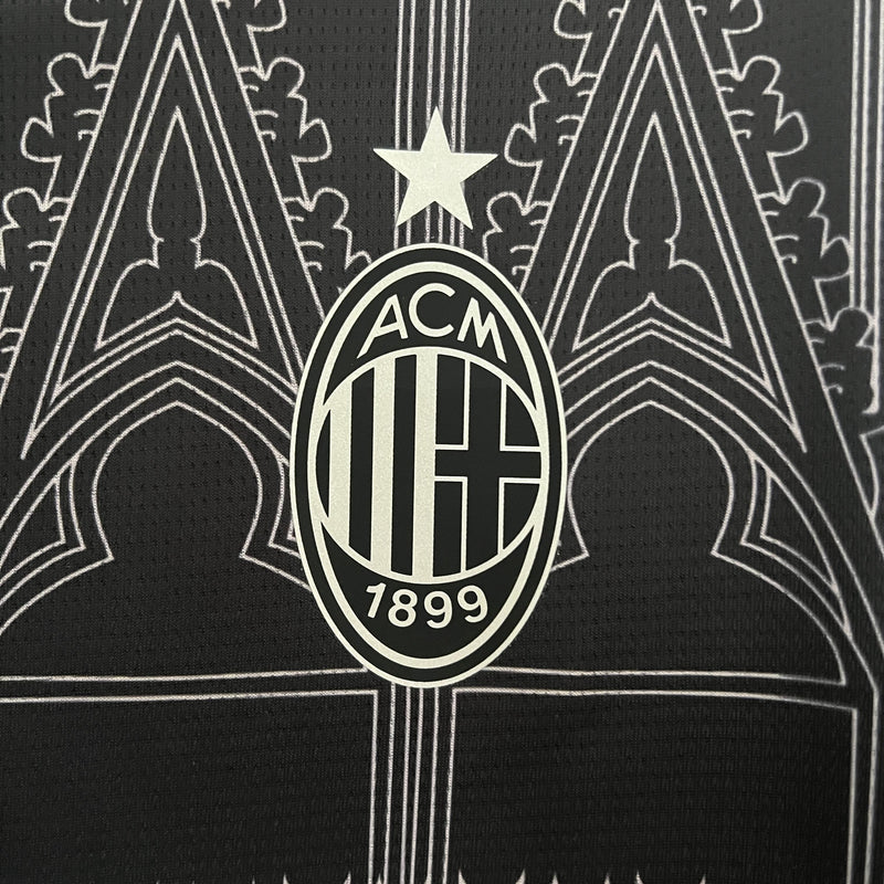 Camisa ac Milan 24/25 preta
