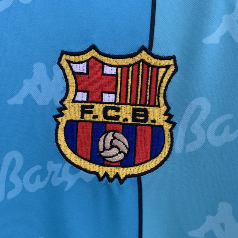 Camisa Barcelona Away 96/97- Versão Retro Manga longa