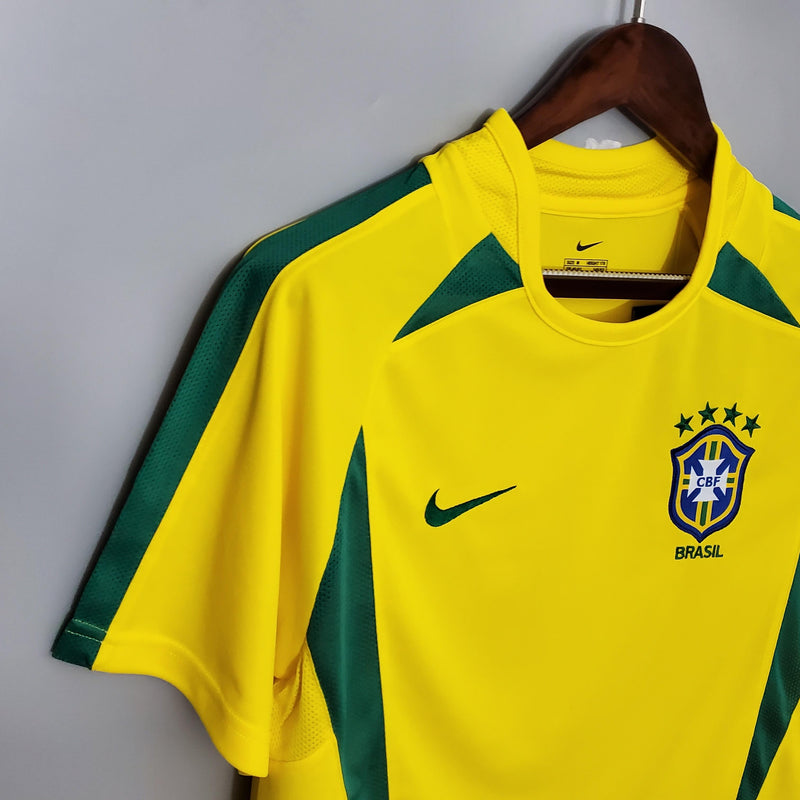 Camisa Brasil 2002 Versão Retro