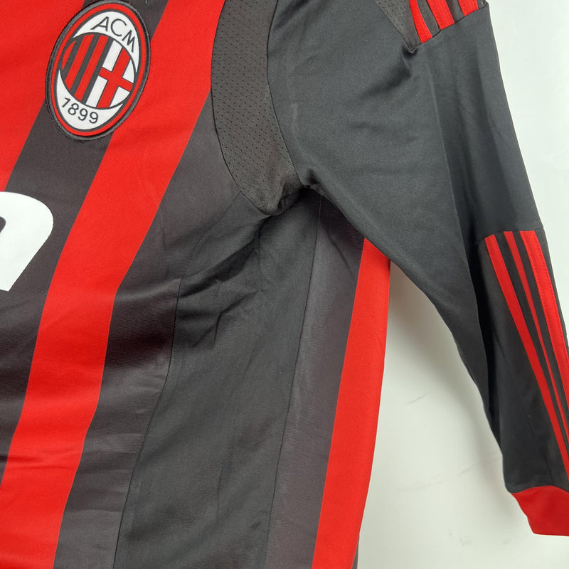 Camisa Ac Milan 09/10 Retro Manga Longa