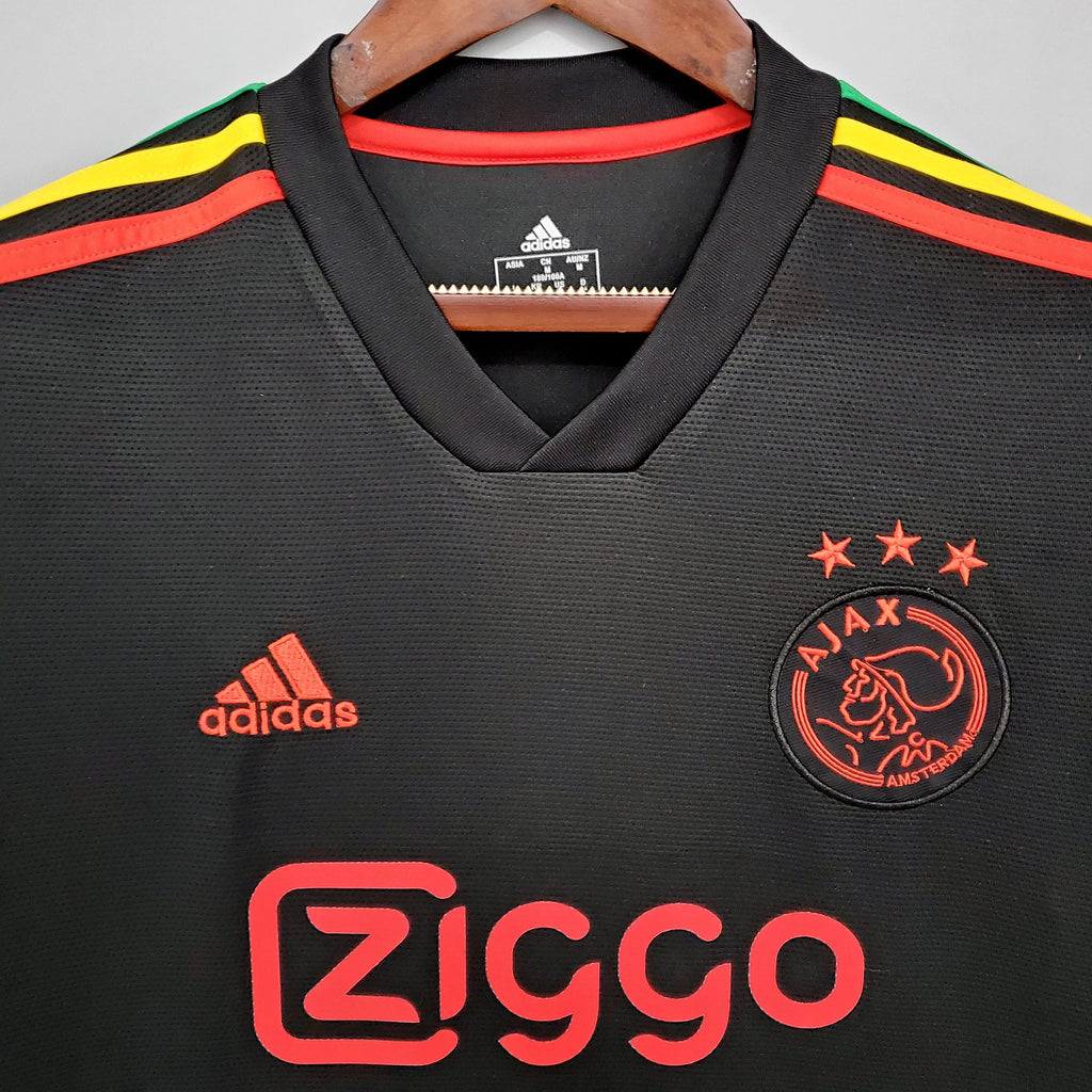 Camisa Ajax homenagem Bob Marley