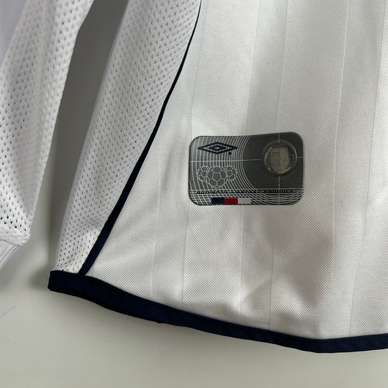 Inglaterra manga longa Home 2002