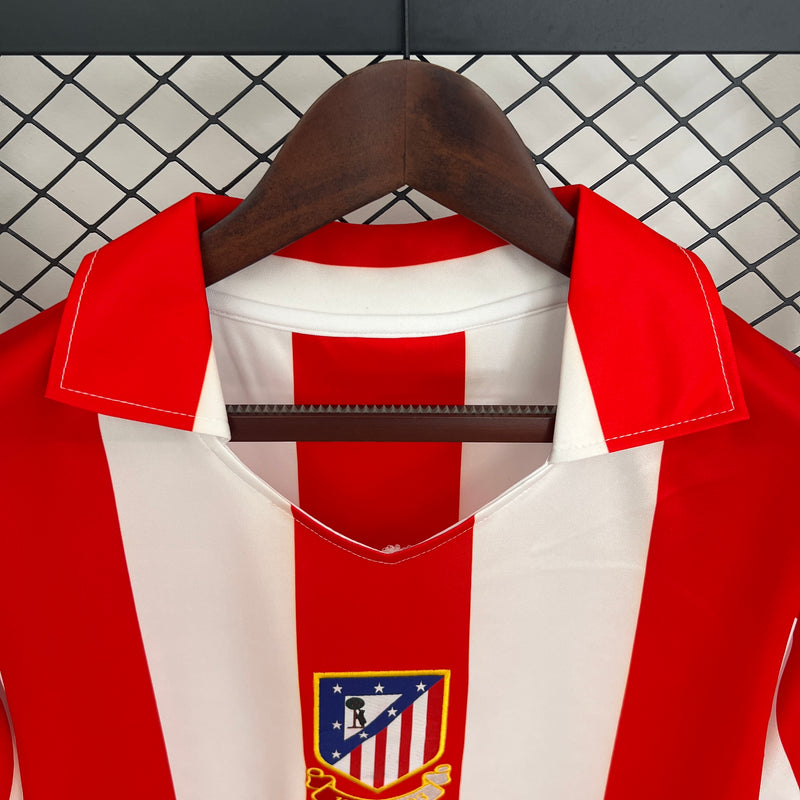 Camisa Retrô Atlético De Madrid Home 03/04