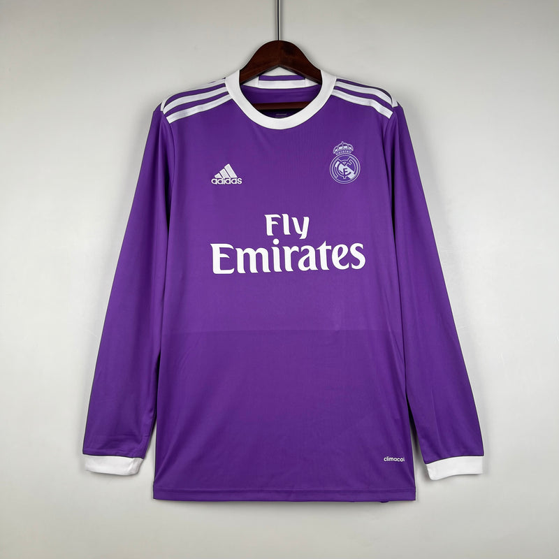 Real Madrid manga longa Away 16/17