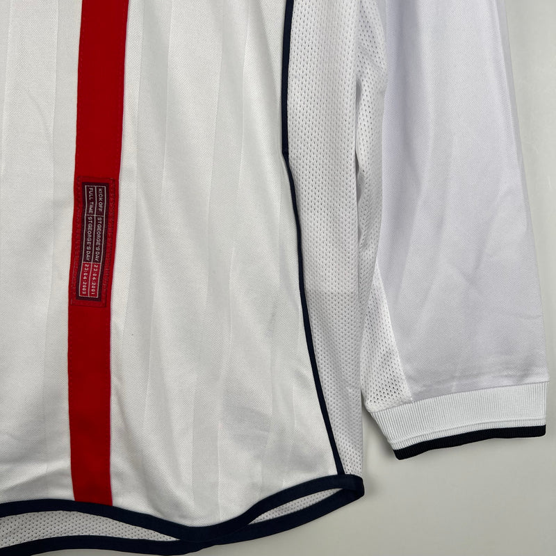 Inglaterra manga longa Home 2002