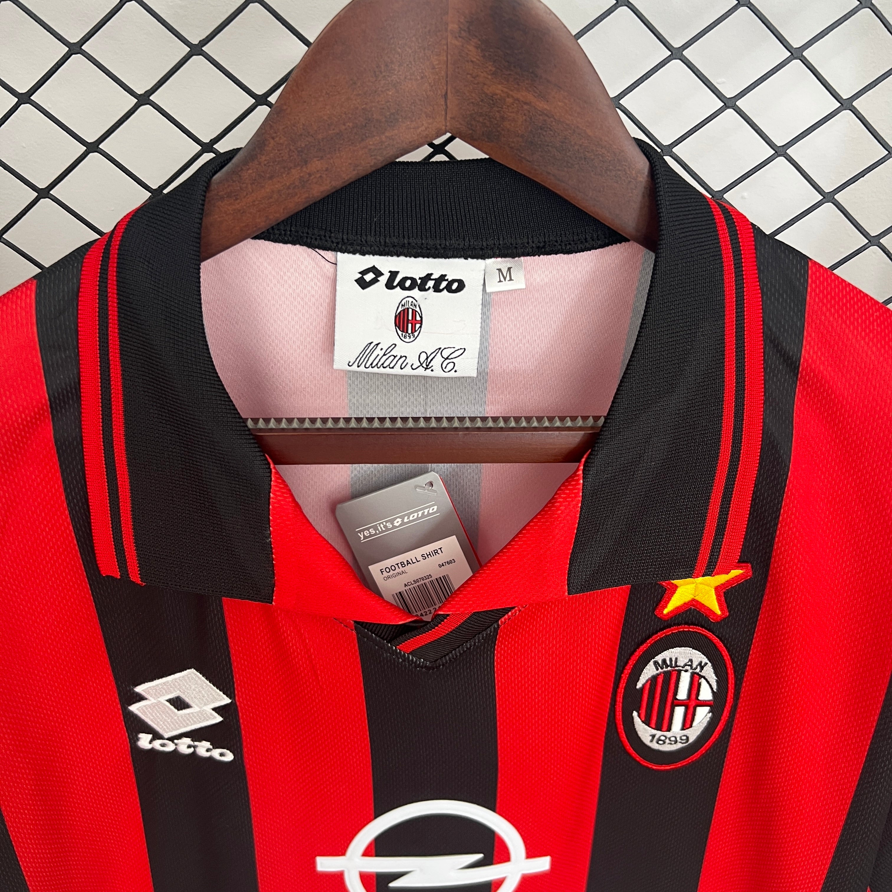 Camisa Retrô AC Milan Home 97/98