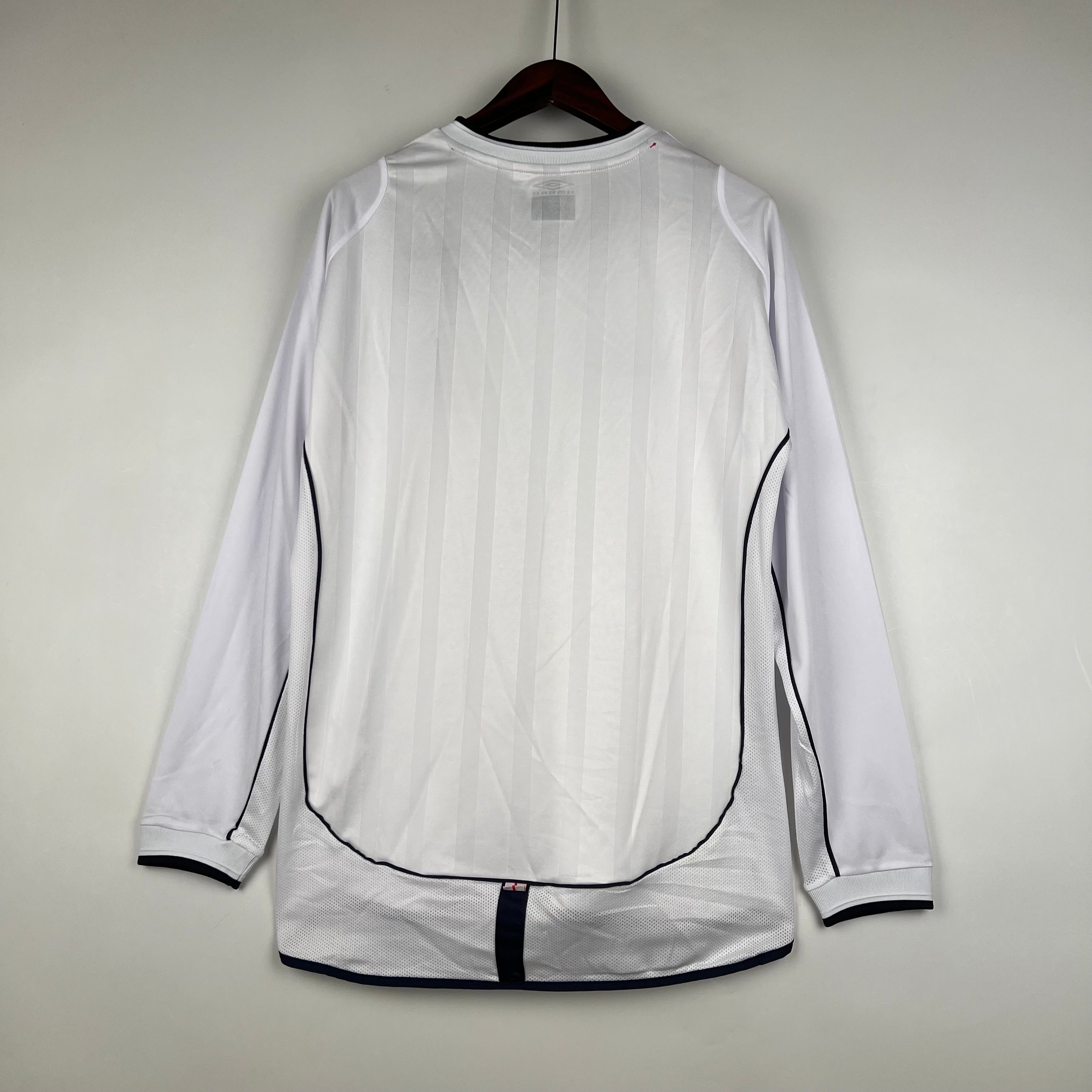 Inglaterra manga longa Home 2002
