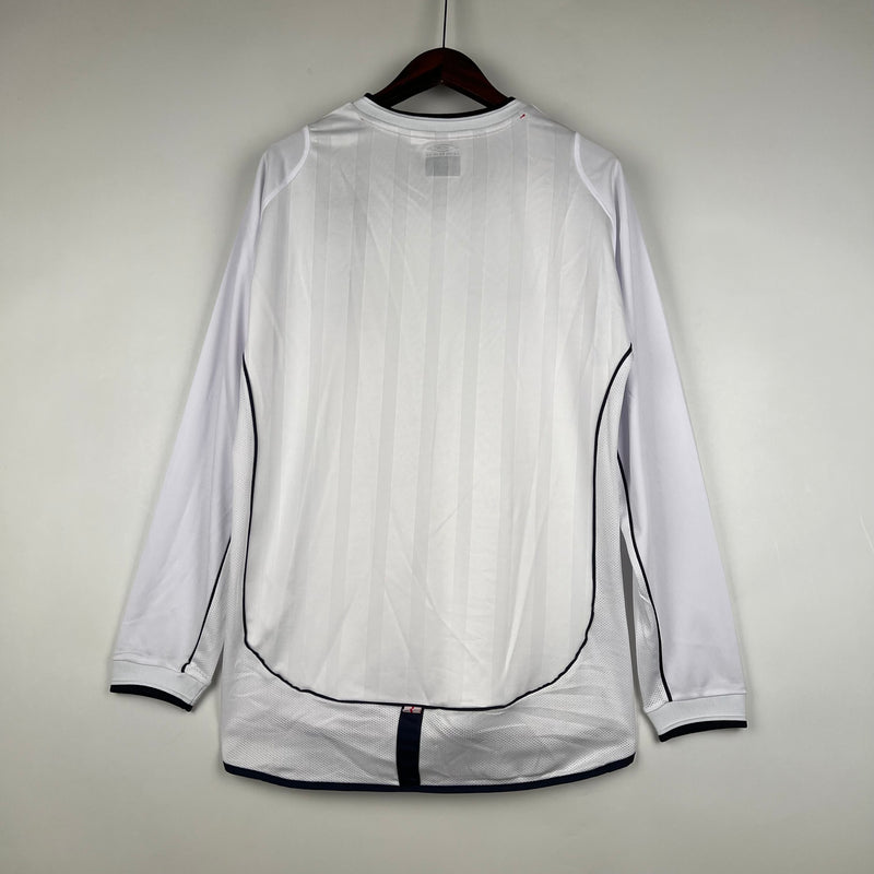 Inglaterra manga longa Home 2002