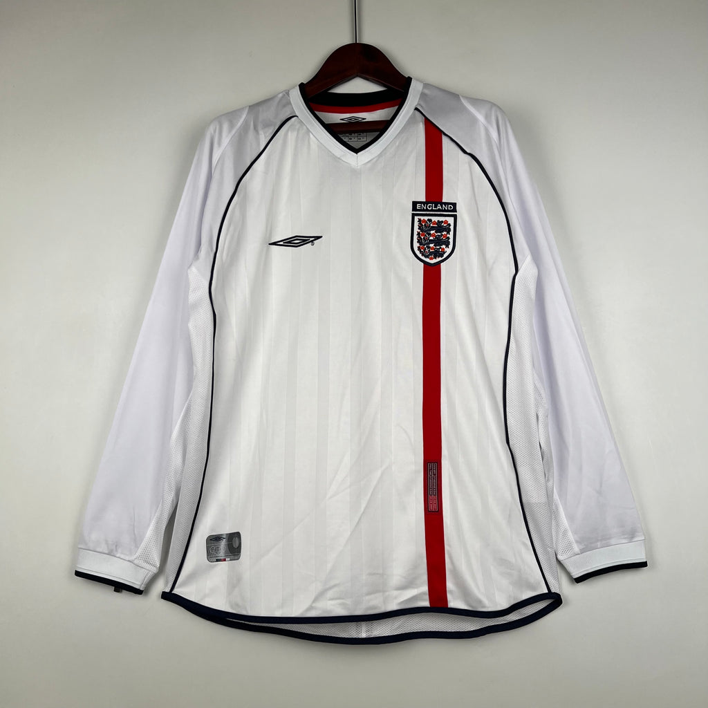 Inglaterra manga longa Home 2002