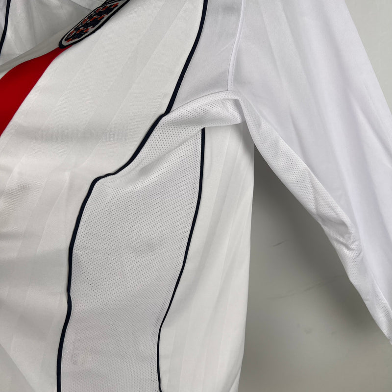 Inglaterra manga longa Home 2002