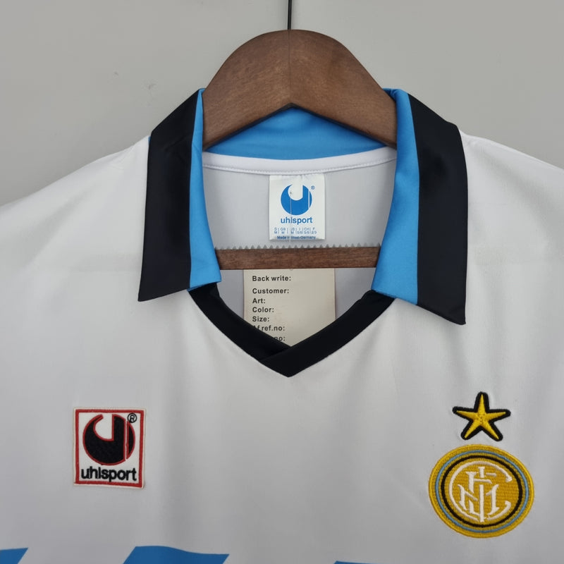 Camisa Inter de Milão Reserva 90/91 - Versão Retro