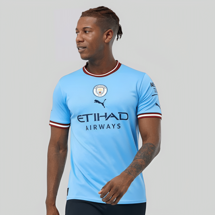 Camisa Manchester City I Versão Jogador – 2022