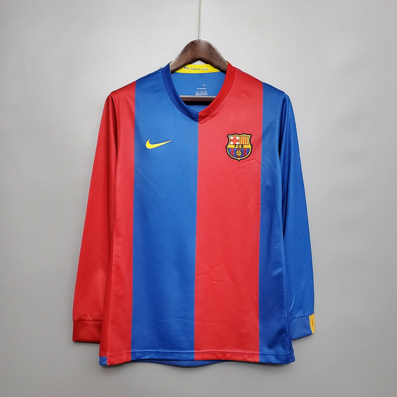 Camisa Barcelona Titular 06/07 - Versão Retro Manga Longa