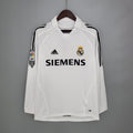 Camisa Real Madrid Titular 05/06 - Versão Retro Manga Longa