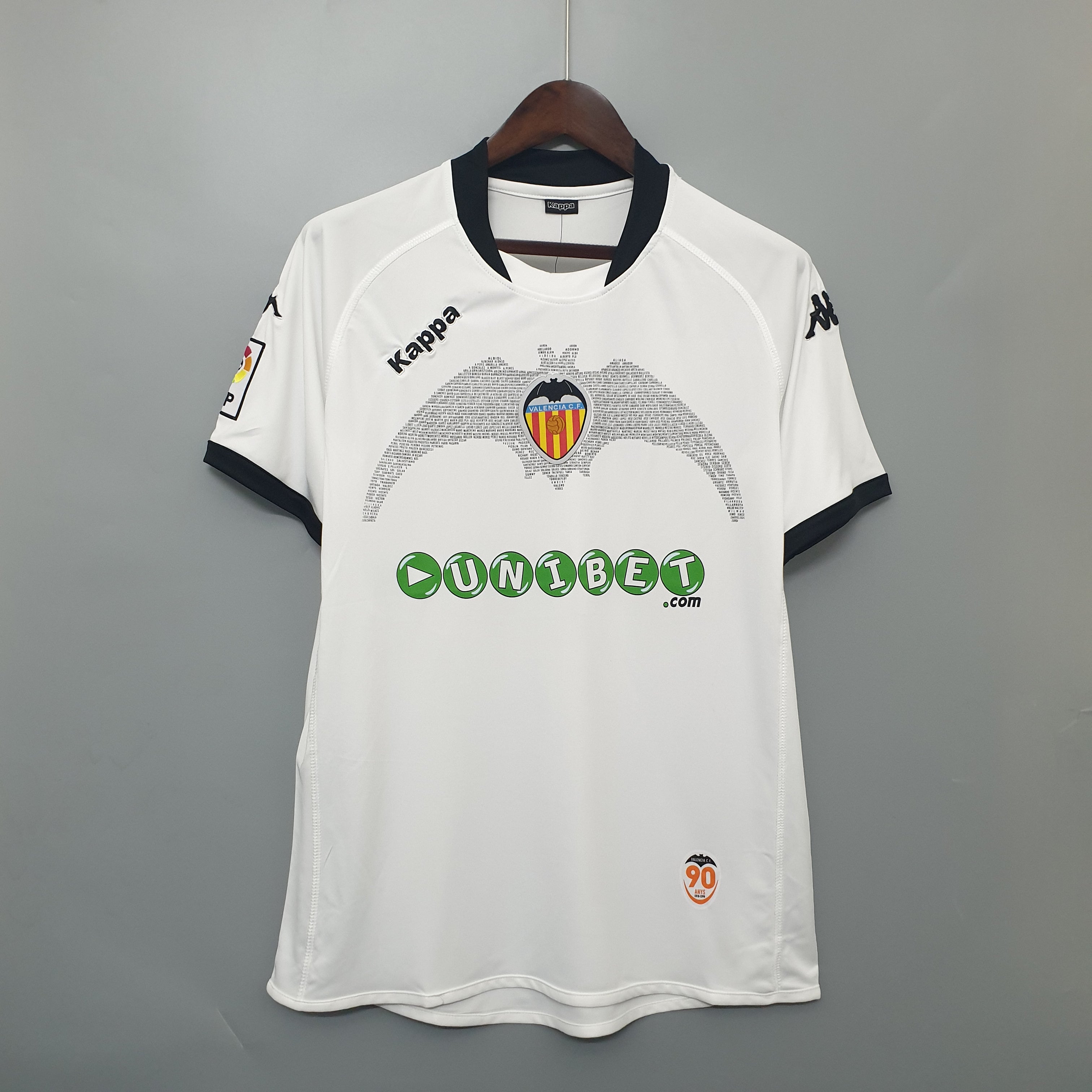 Camisa Valencia Titular 09/10 - Versão Retro 111