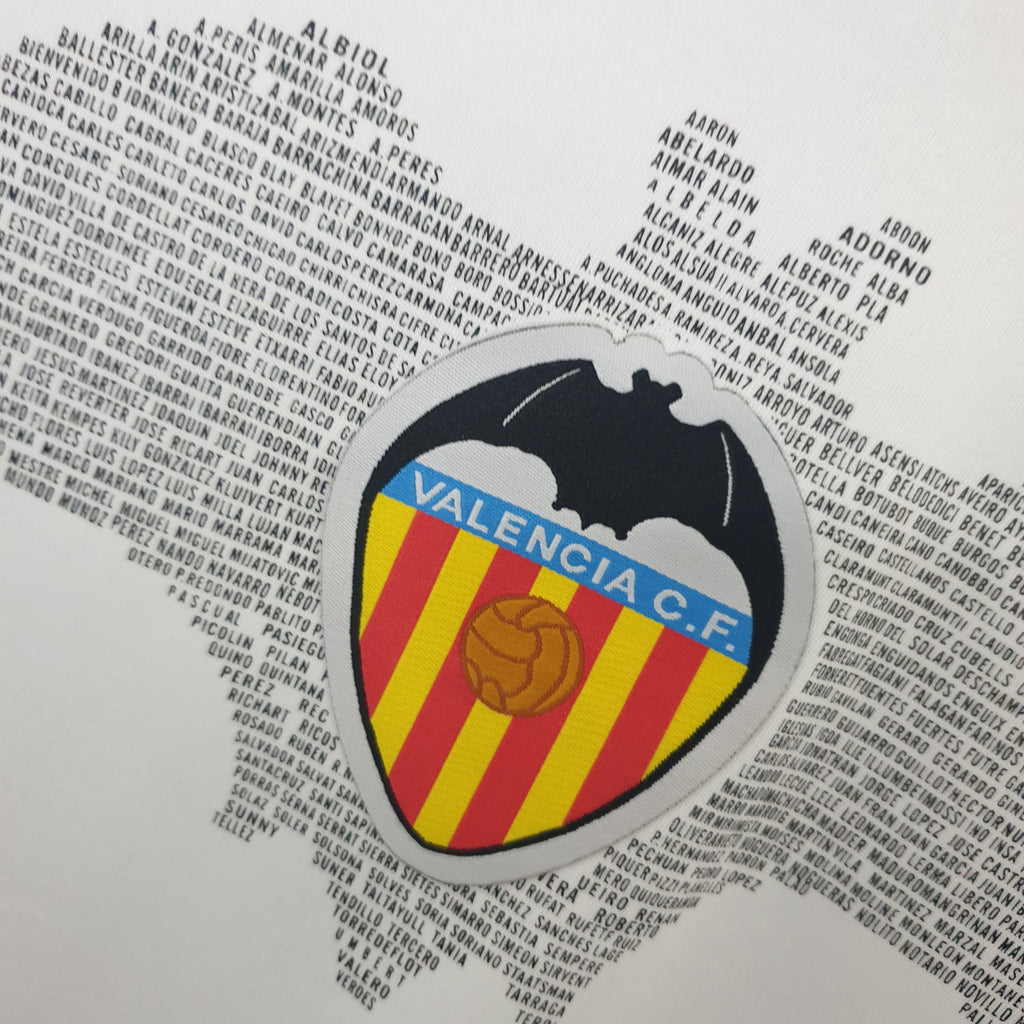 Camisa Valencia Titular 09/10 - Versão Retro 111